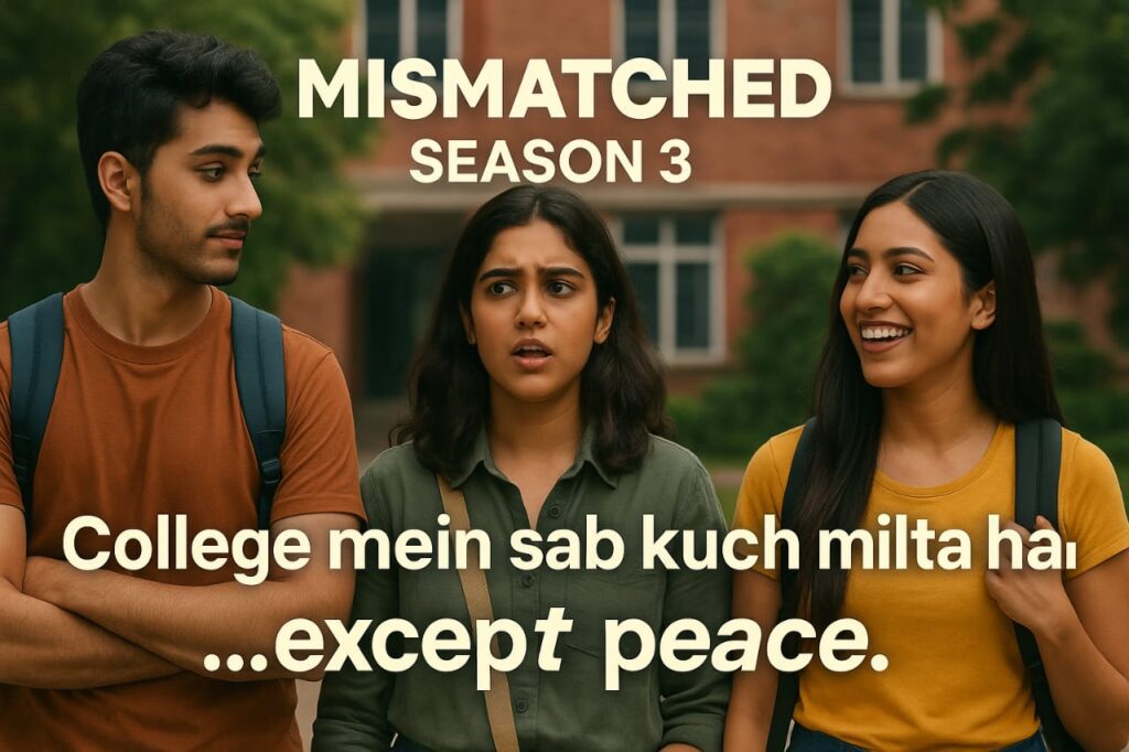 Mismatched youth web series on Netflix