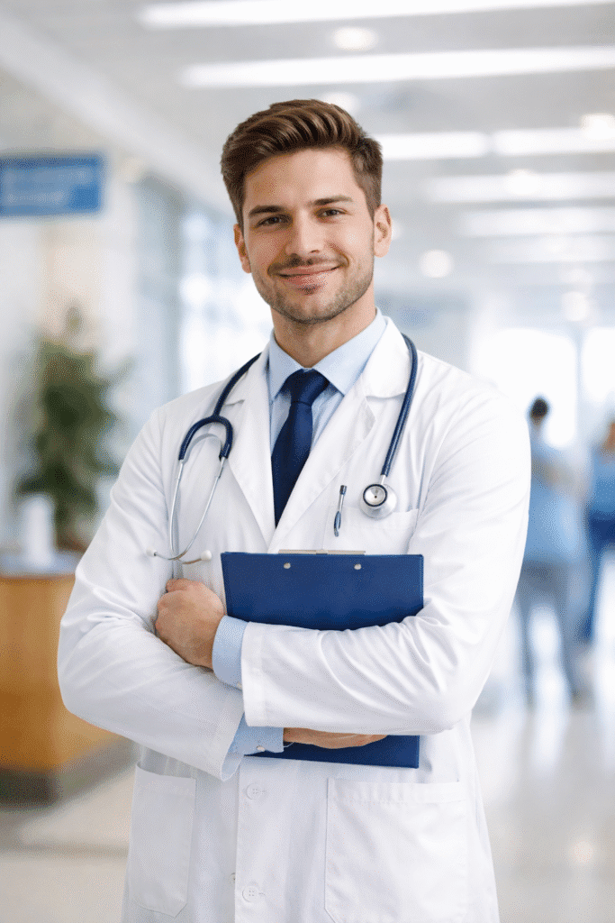 joining government medical service as doctor