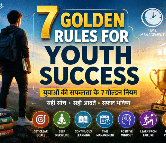 7 Golden Rules for Youth Success (युवाओं की सफलता के 7 गोल्डन नियम) 7 Golden Rules for Youth Success