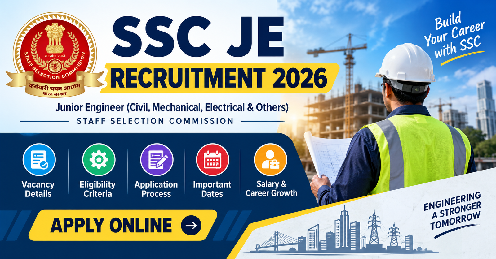 SSC JE Recruitment 2026