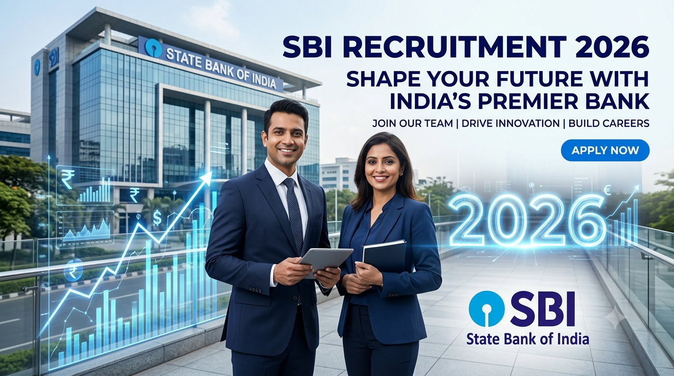 SBI SCO Recruitment 2026 notification banner for 207 Specialist Cadre Officer vacancies
