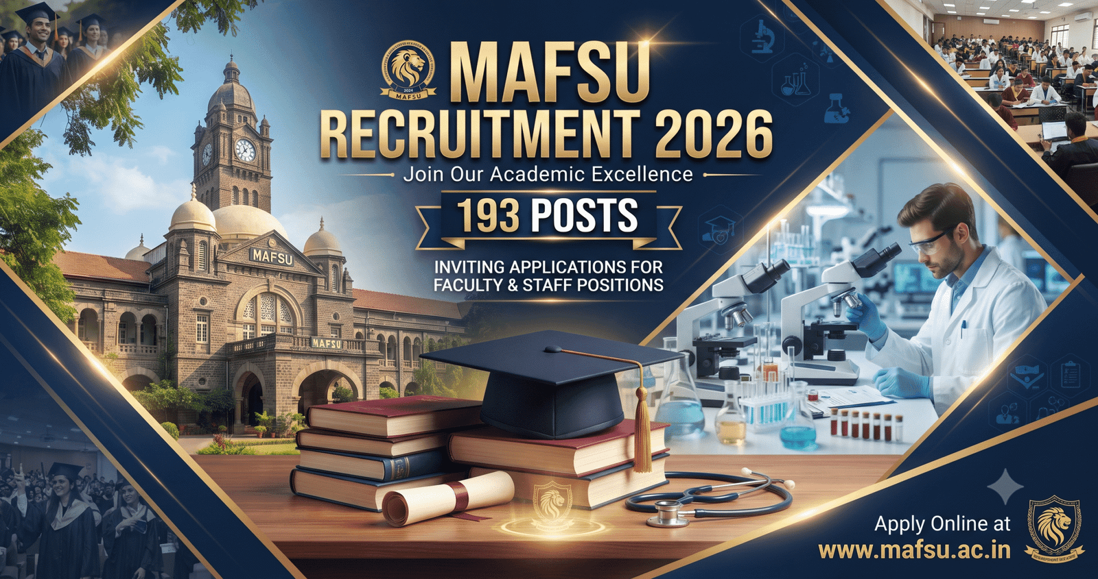 MAFSU Recruitment 2026 Official Notification and Banner for Assistant Professor Posts